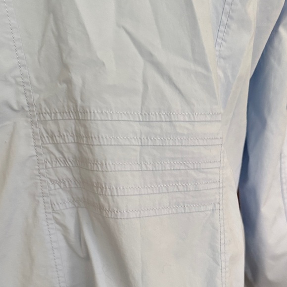 Chico's Light Blue Utility Jacket - Picture 4 of 10